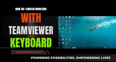 Switching Monitors with TeamViewer: Keyboard Shortcuts for Easy Access