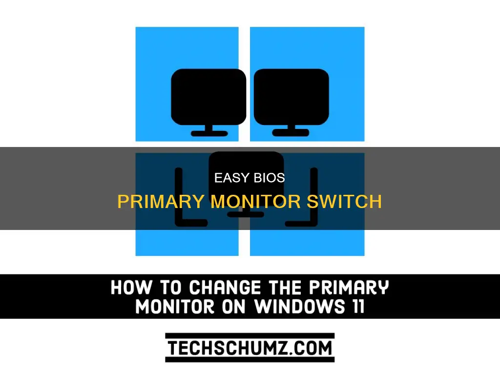 how do i switch primary monitor in biods