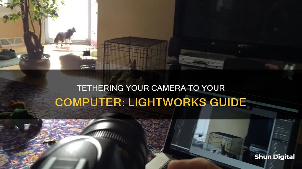 how do I tether my camera to my computer lightworks