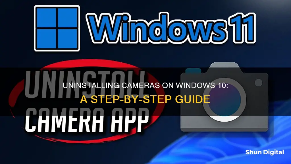 how do I uninstall camera from computer with windows 10