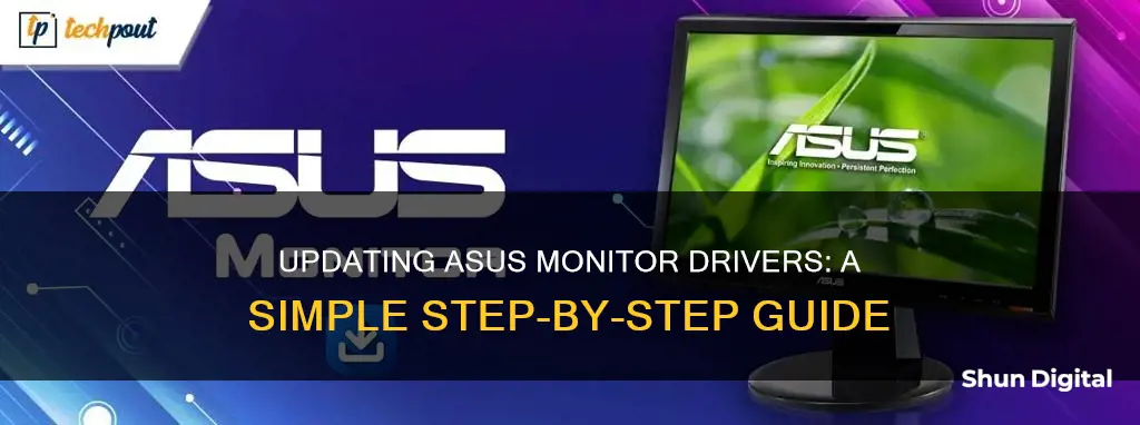 how do i update a driver on an asus monitor