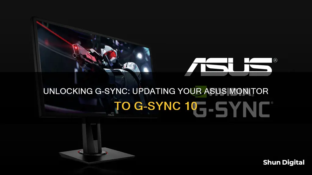 how do i update my asus monitor gsync