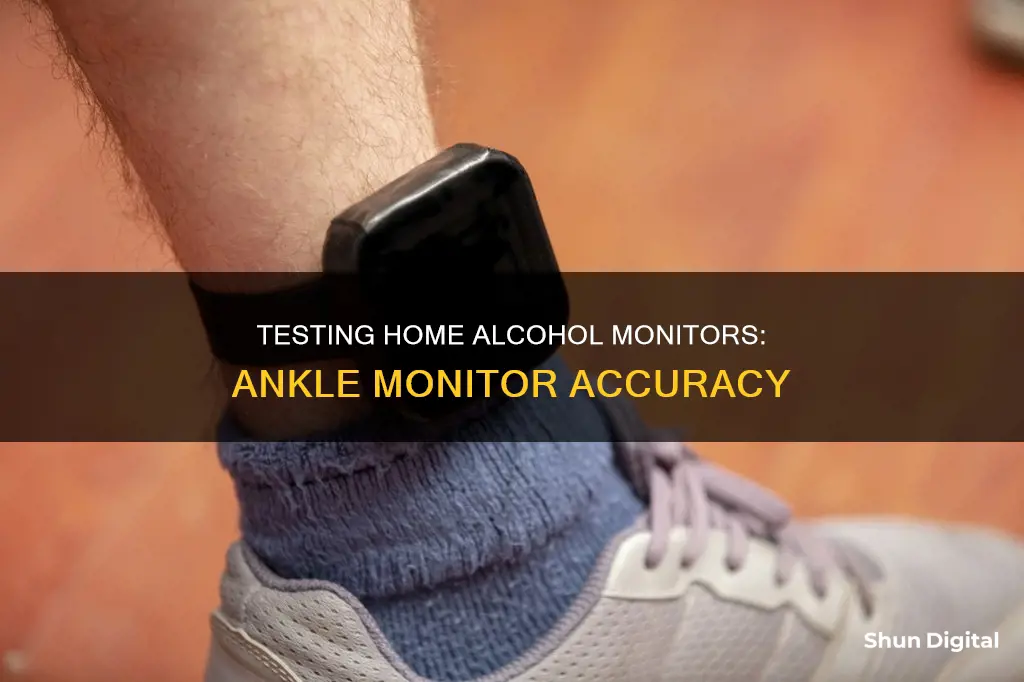 how do they test a home base alcohol ankle monitor