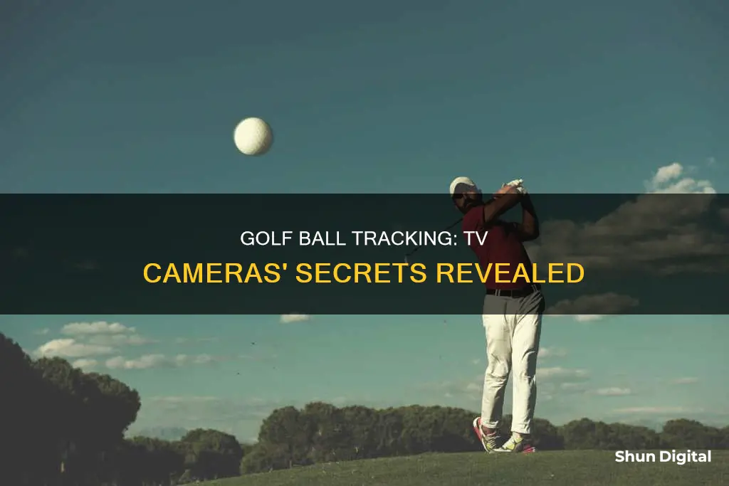 how do tv cameras follow golf balls