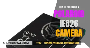 Charging the Polaroid IE826: A Quick Guide