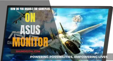 Disabling GamePlus on Your ASUS Monitor: A Simple Guide