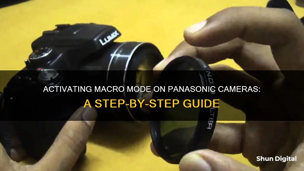 how do you engae macro mode on a panasonic camera