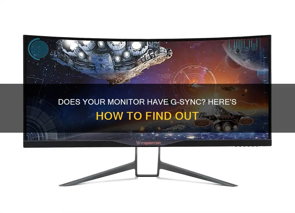 how do you find if your monitor has g-sync