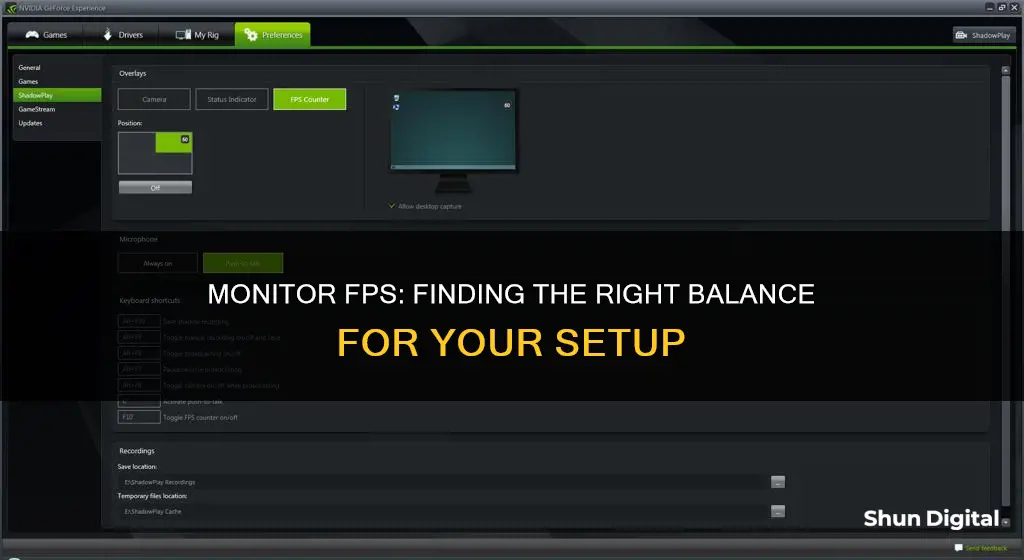 how do you find the fps on your monitor