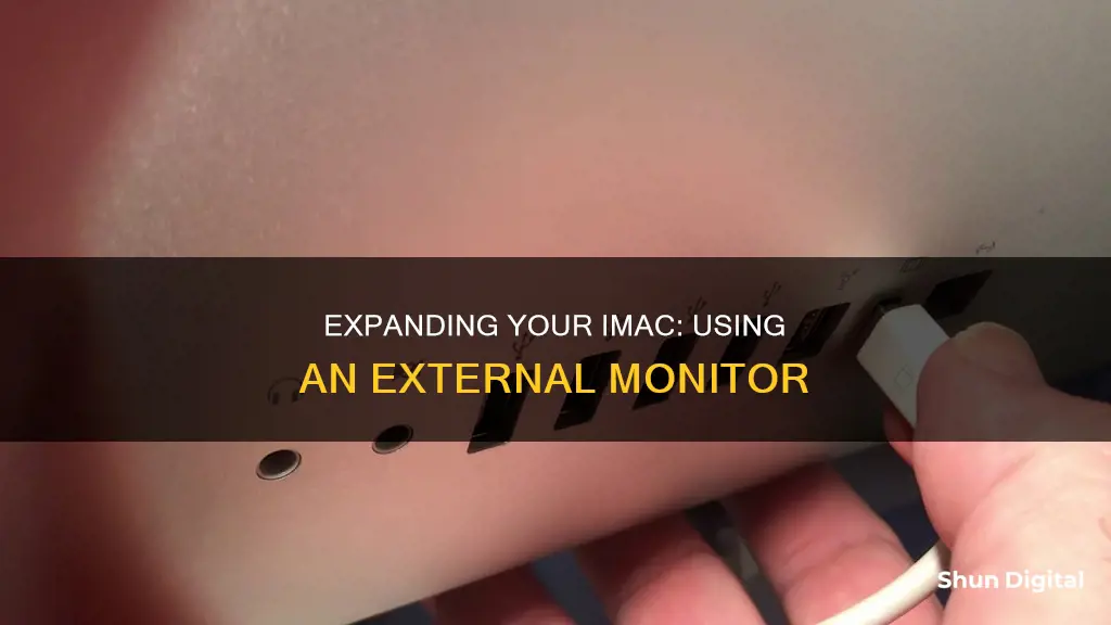 how do you hook a imac up to a monitor