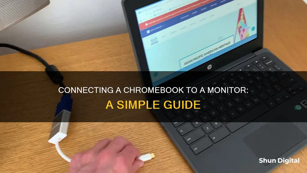 how do you hook up a chromebook to a monitor