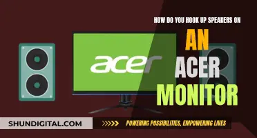 Setting Up Speakers on Your Acer Monitor