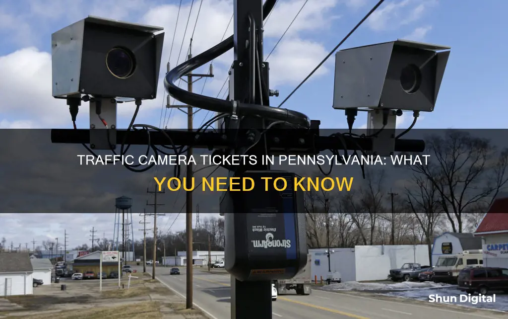 how do you receive traffic camera tickets in Pennsylvania