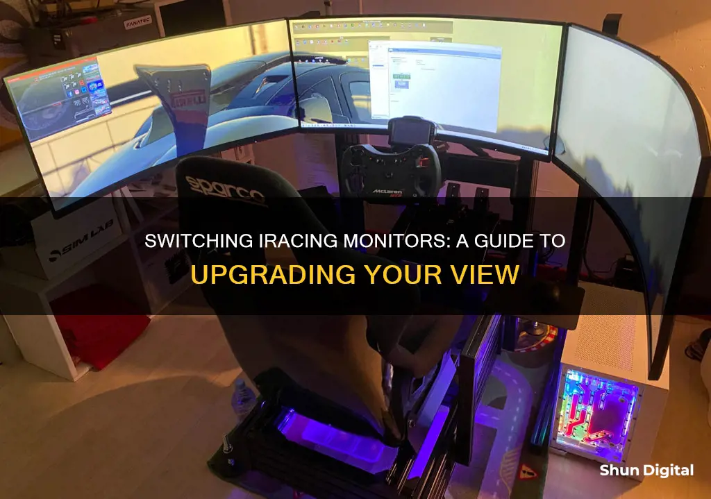 how do you switch iracing monitor