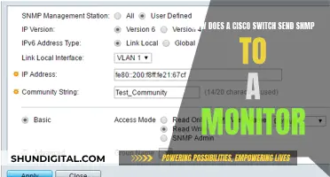 Cisco Switches: Sending SNMP Data for Network Monitoring