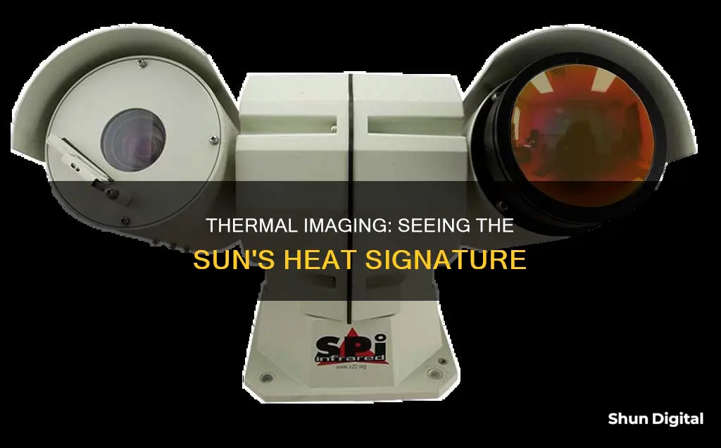 how does a thermal camera see the sun