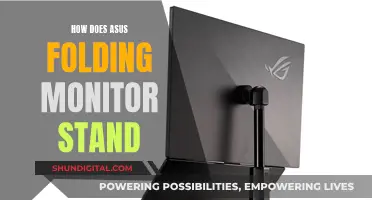 ASUS Folding Monitor Stands: Sturdy, Adjustable, Space-Saving