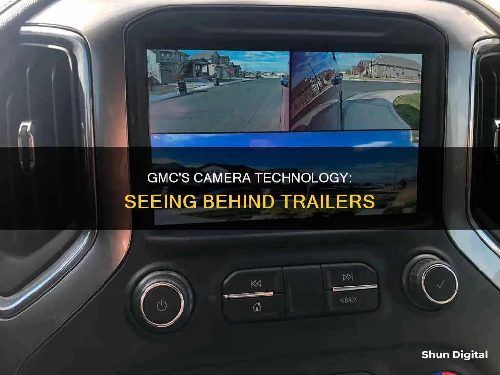 how does gmc camera see behind trailer