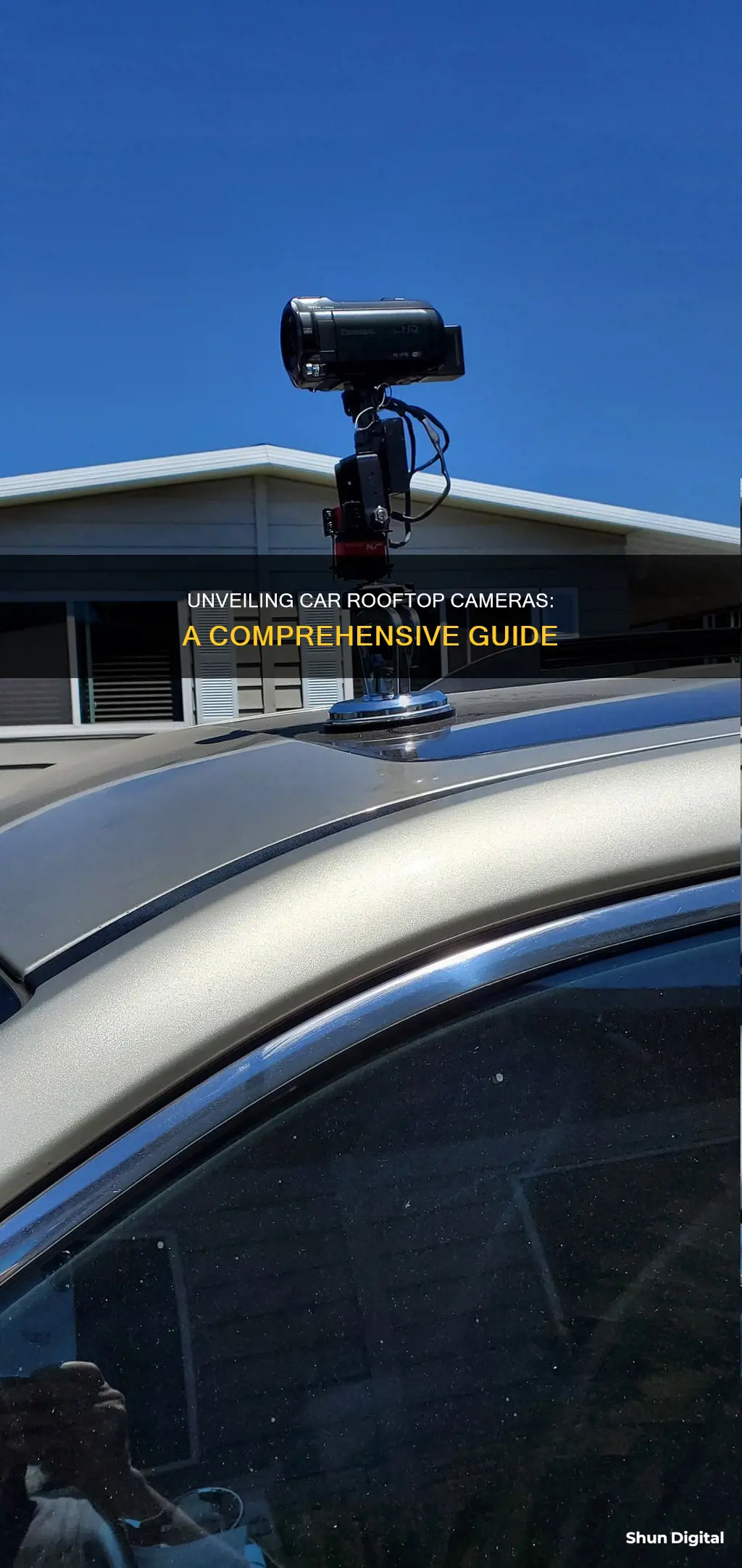 how does the car do rooftop camera