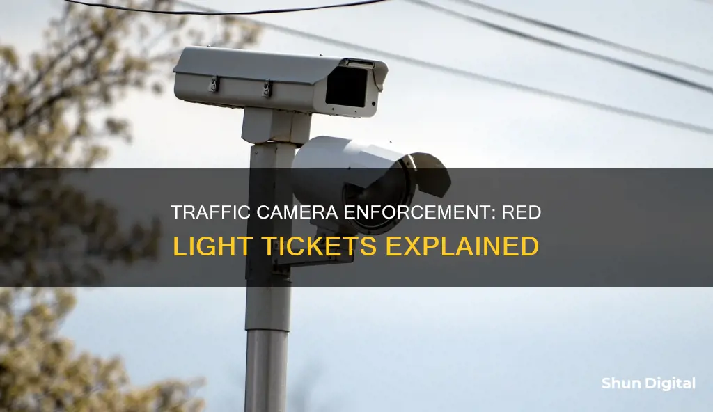 how does traffic camera issue ticket on redlight