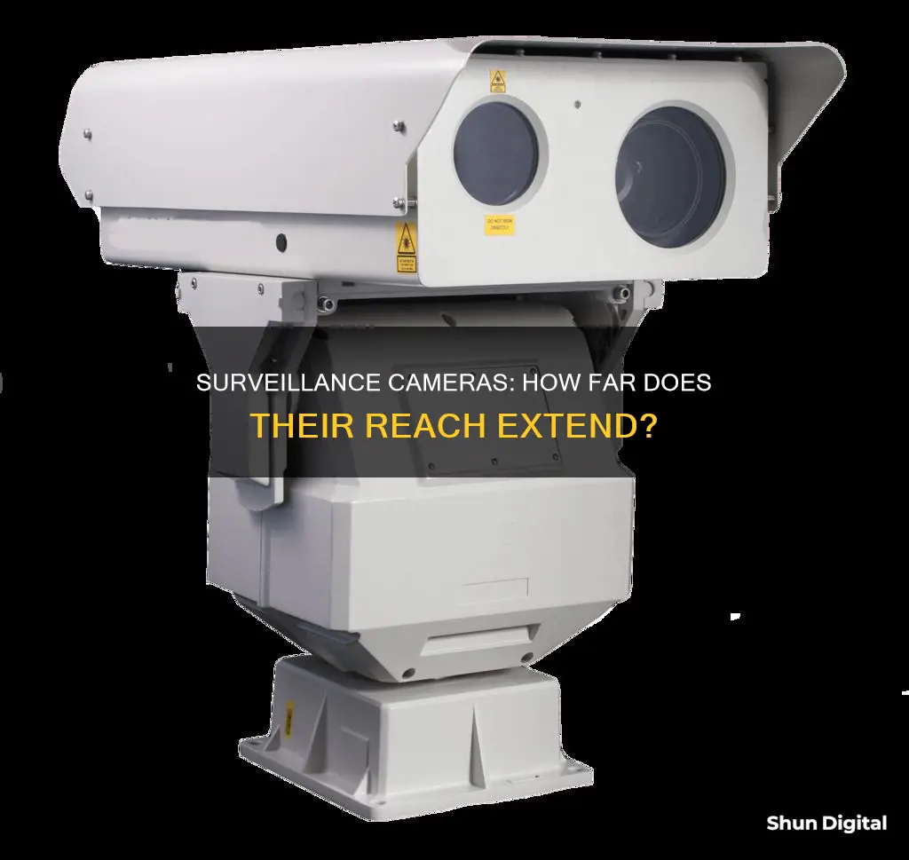 how far do those round surveillance cameras reach