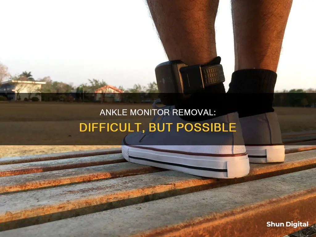 how hard is it to remove ankle monitor