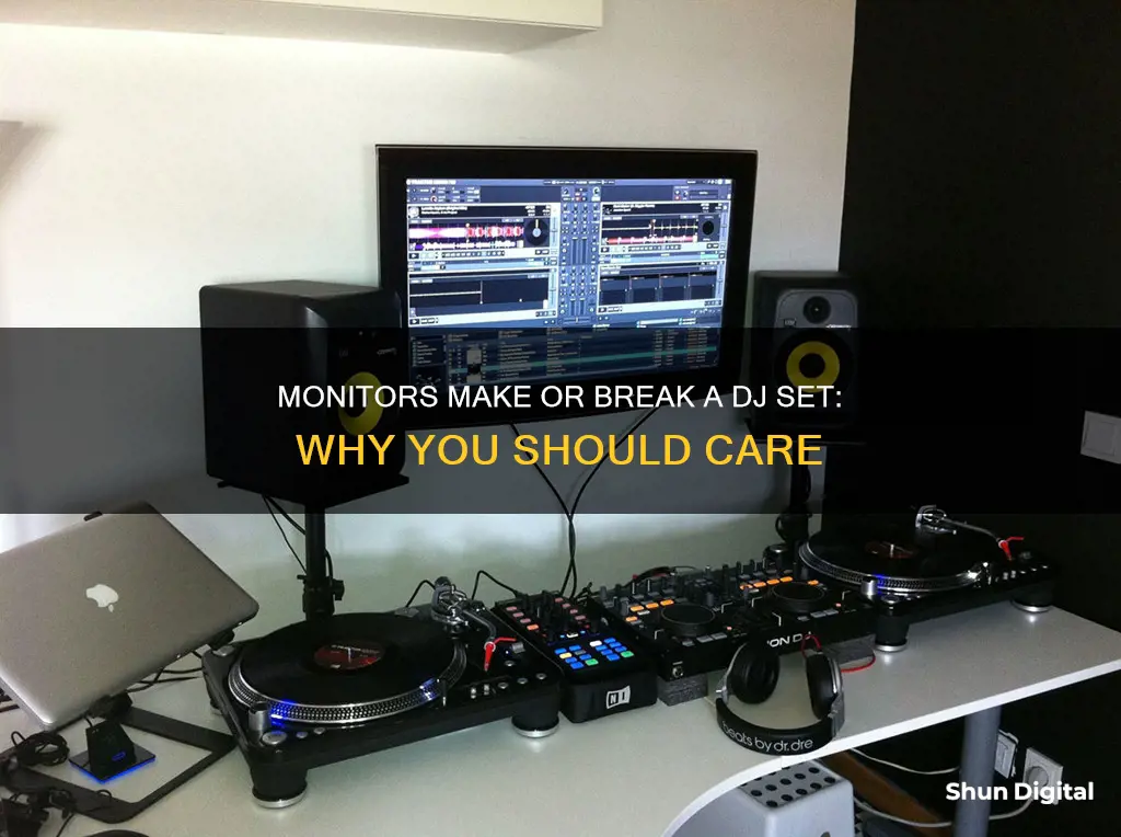 how important are monitors in a dj setup