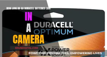 Duracell AA Batteries: How Long Do They Power Cameras?