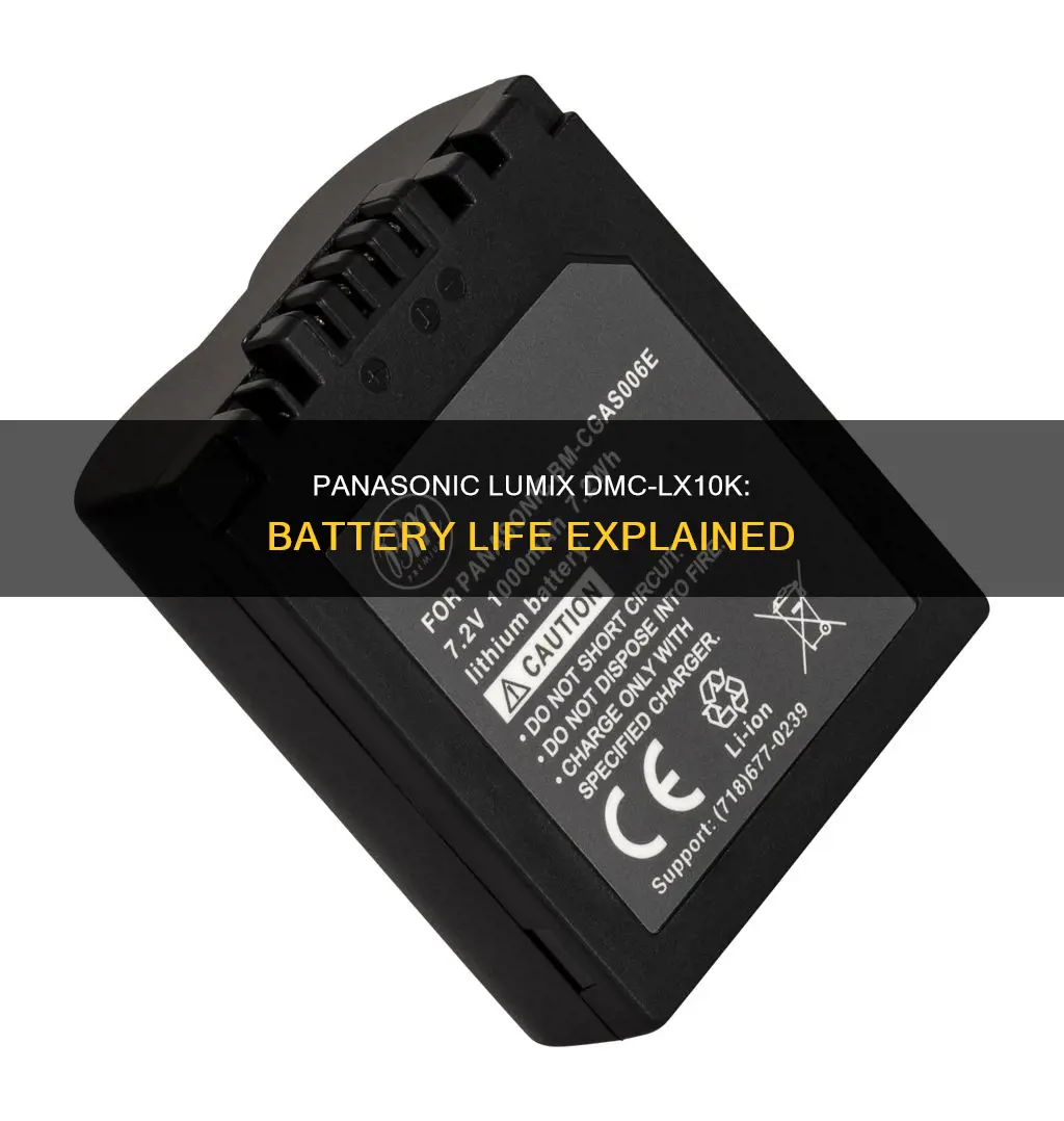 how long do batteries last for panasonic lumix dmc-lx10k camera