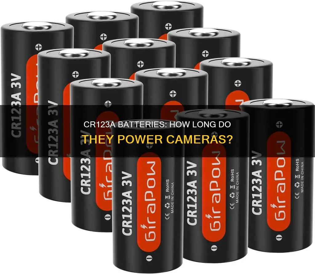 how long do cr123a batteries last in camera