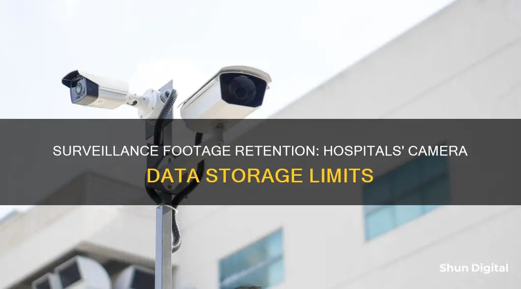 how long do hospitals keep camera surveillance footage