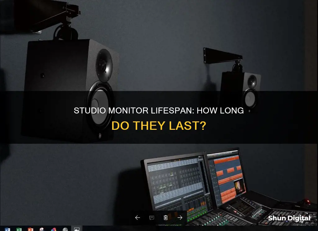 how long do studio monitors last