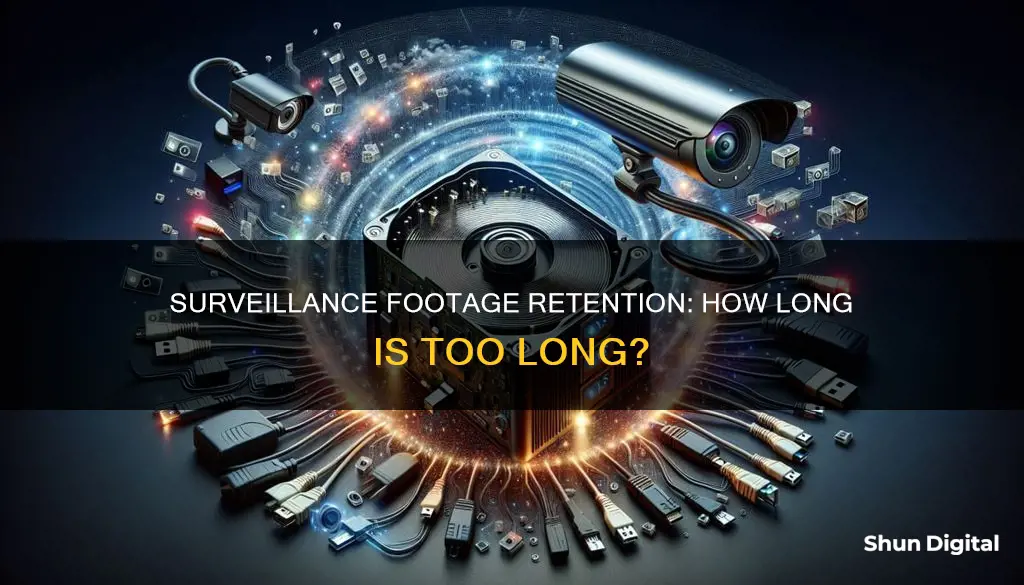 how long do surveillance cameras keep footage