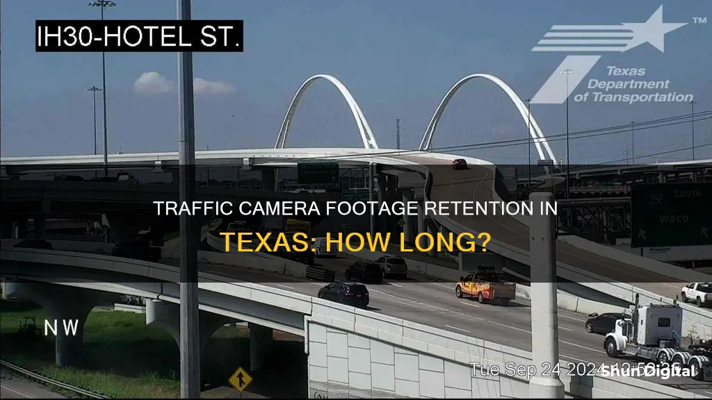 how long do traffic cameras keep footage in Texas