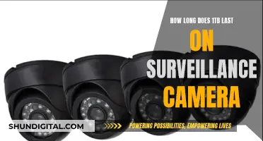 Surveillance Camera Storage: 1TB Capacity and Duration Explained