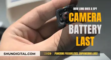 Spy Camera Battery Life: How Long Does It Last?