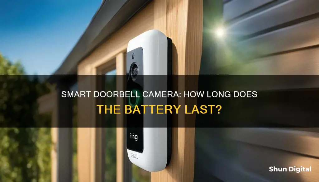 how long does camera doorbell battery last