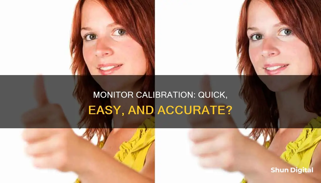 how long does monitor calibration take