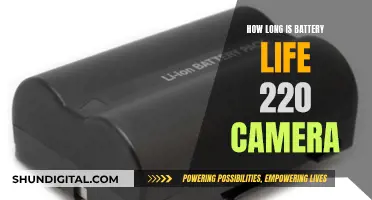 Battery Life of 220 Camera: How Long Does It Last?