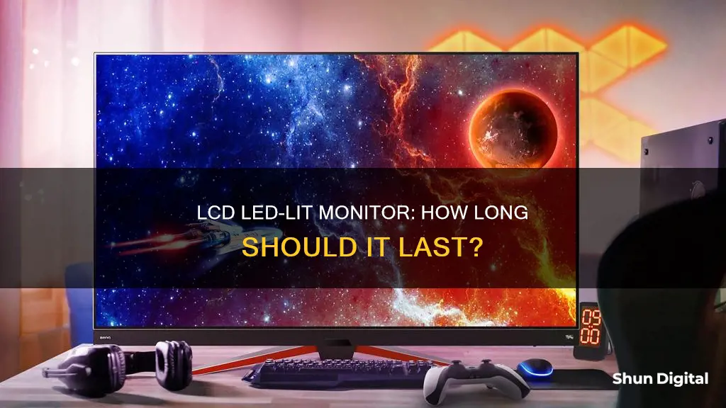 how long should a lcd led-lit monitor last