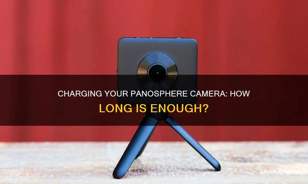 how long should I charge my spy gear panosphere camera