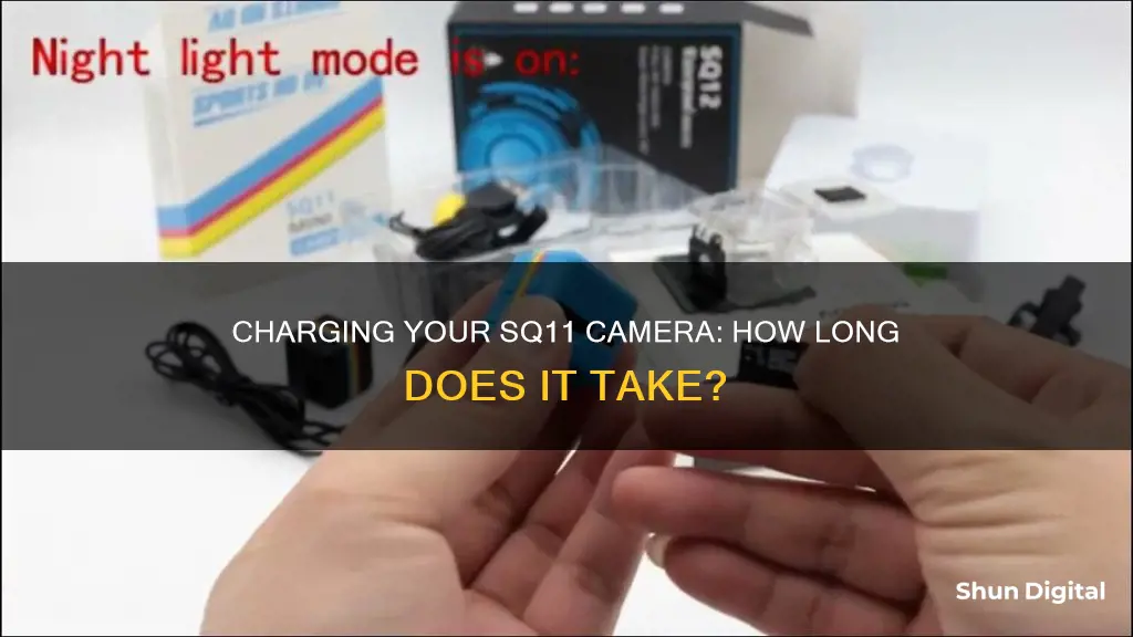 how long to charge my sq11 camera