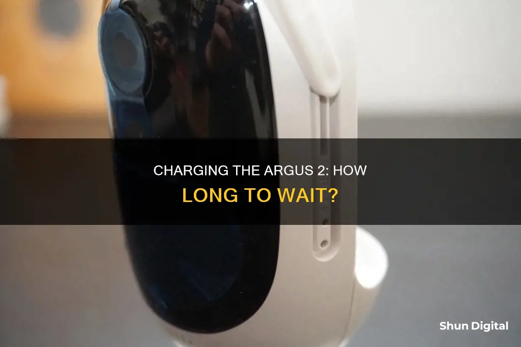 how long to fully charge battery for argus2 camera