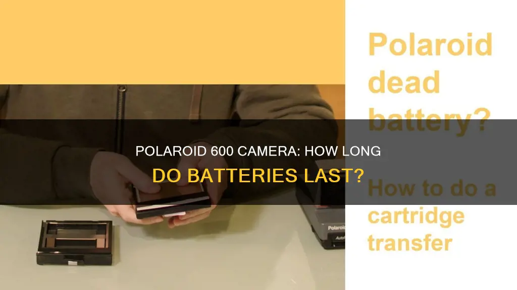 how long until battery discharges from polariod 600 camera