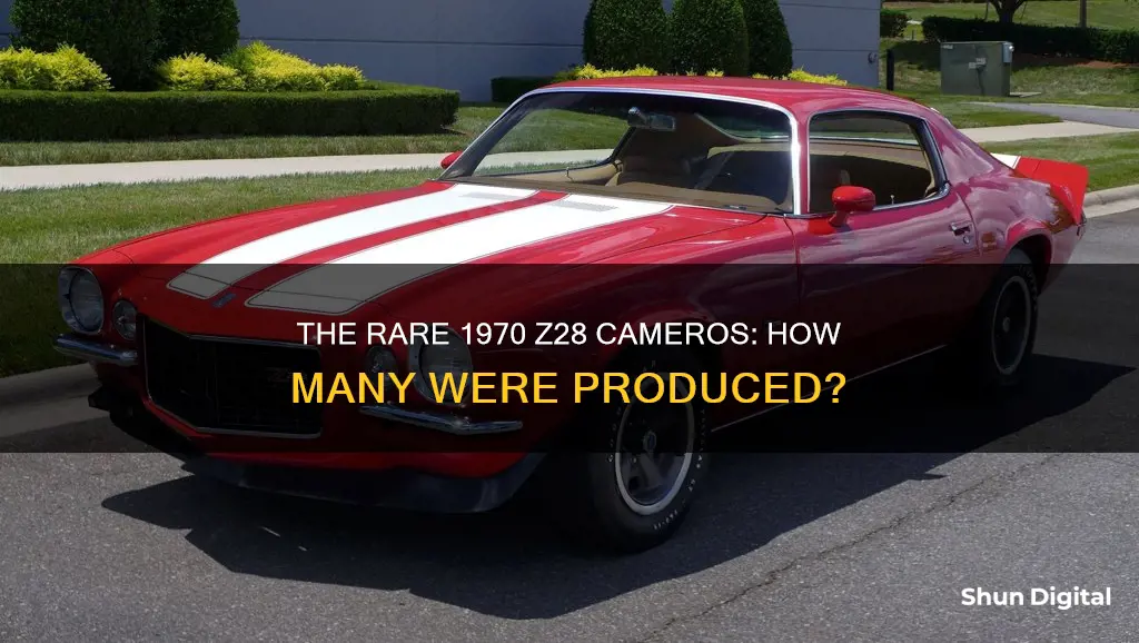 how many 1970 z28 cameros were made