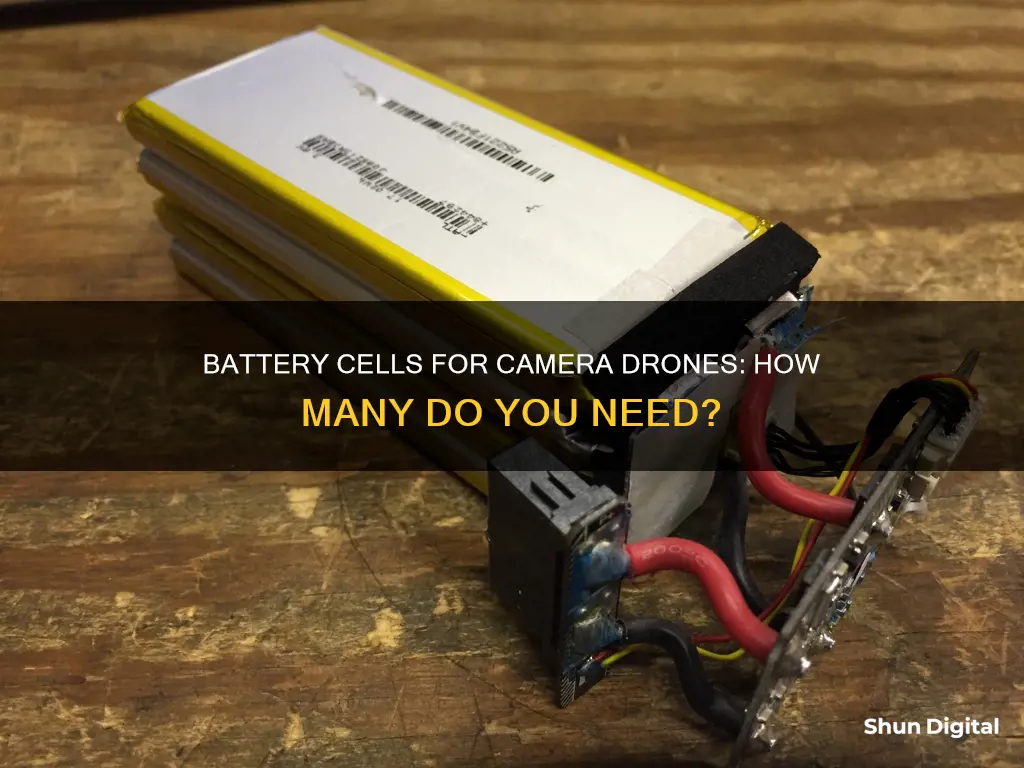 how many battery cells for camera drone