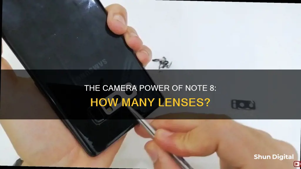 how many camera lenses does the note 8 have