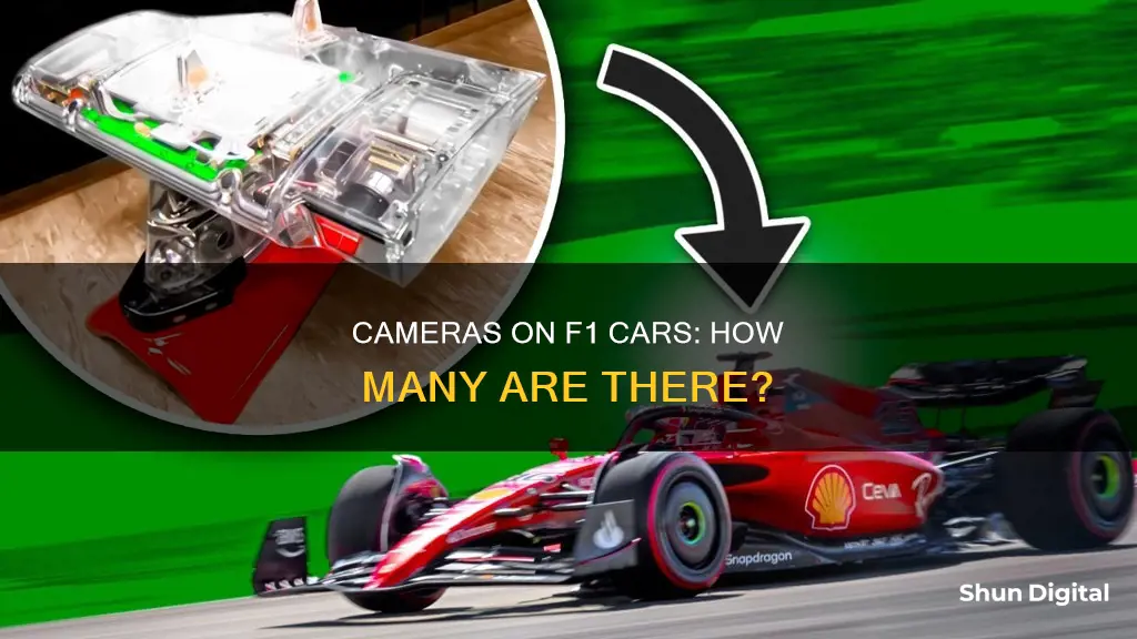 how many camera on f1 car