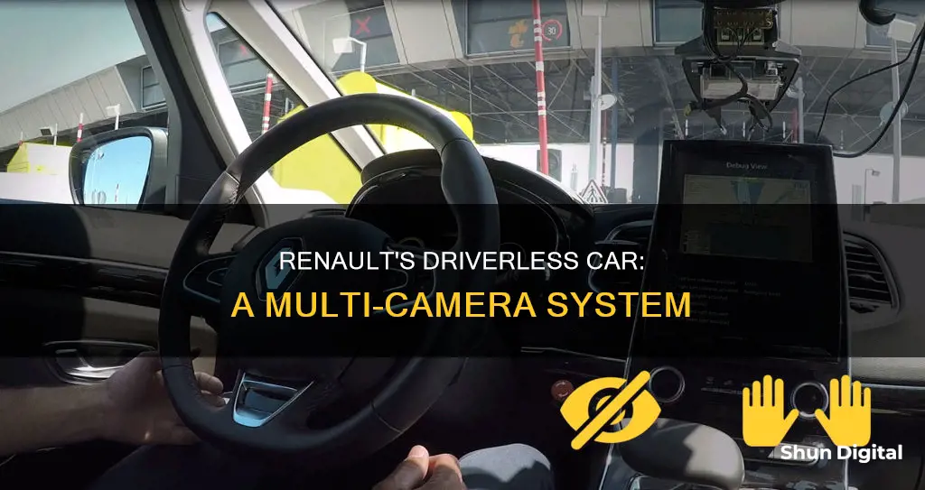 how many cameras are on the renault driverless car