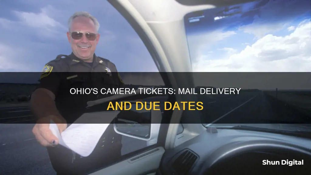 how many days camera ticket in mail ohio